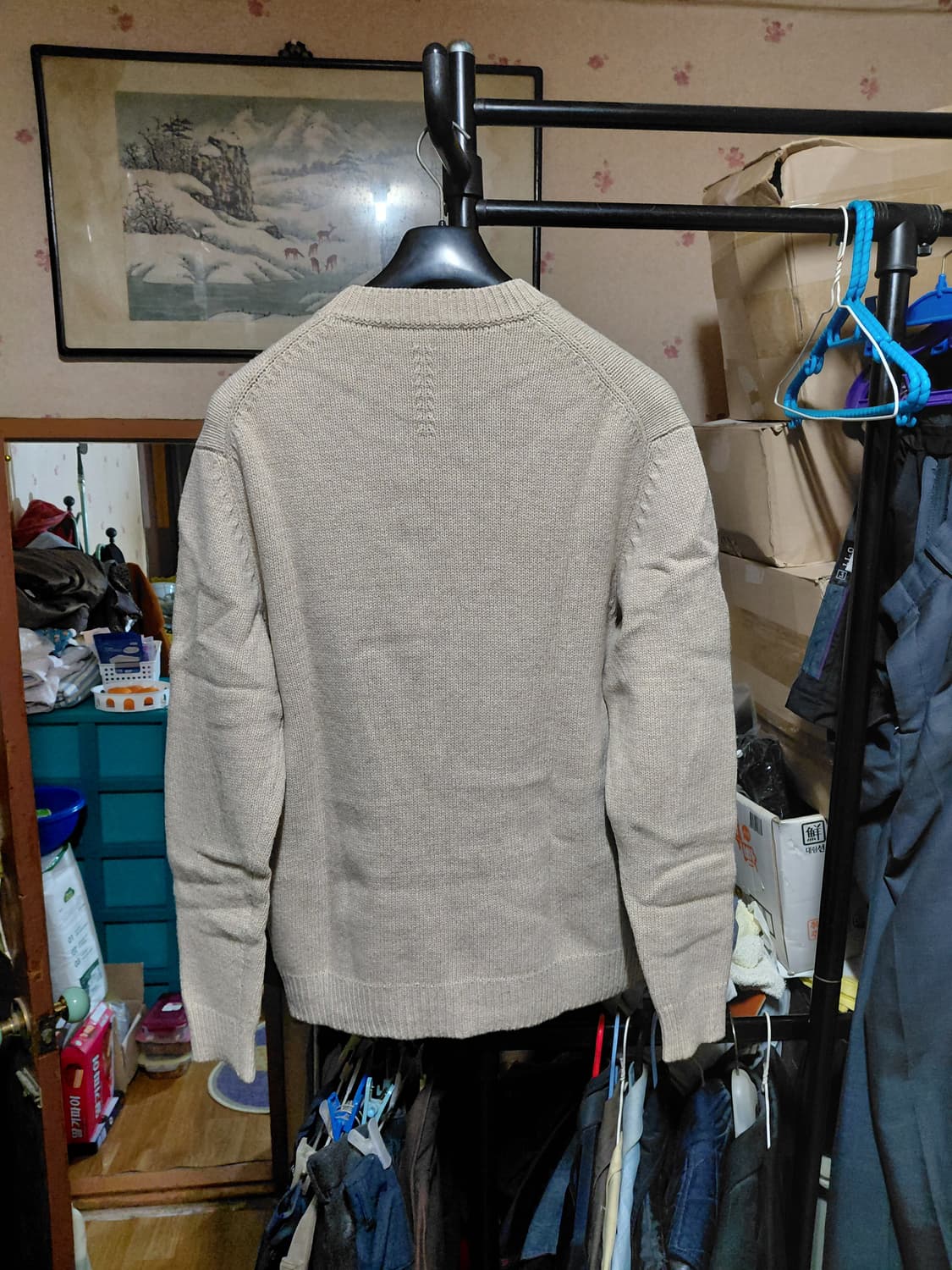 [LAINE]램스울 라운드넥 니트 M사이즈 상품이미지2