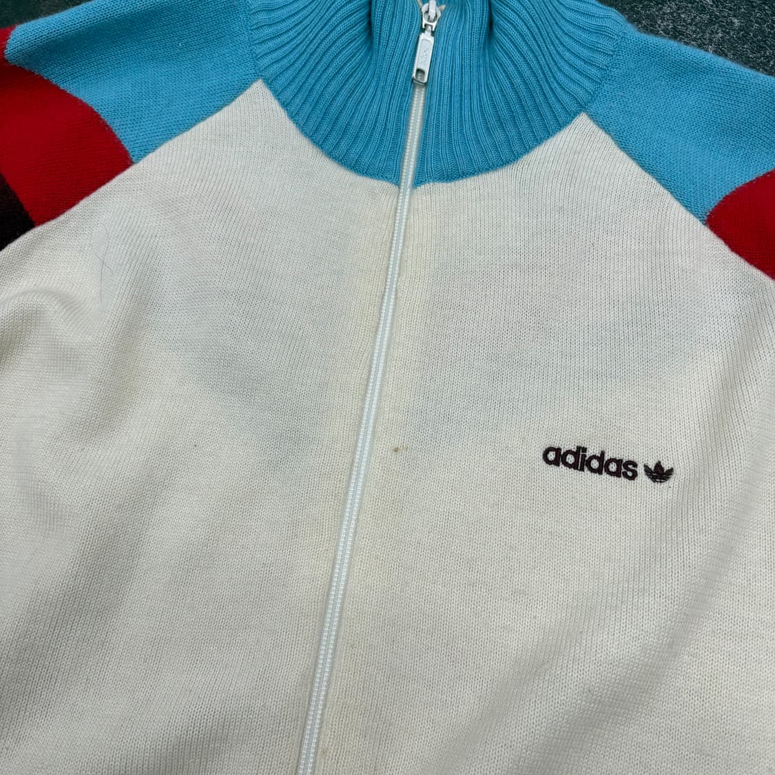 (95)아디다스컬러블록니트집업 상품이미지3