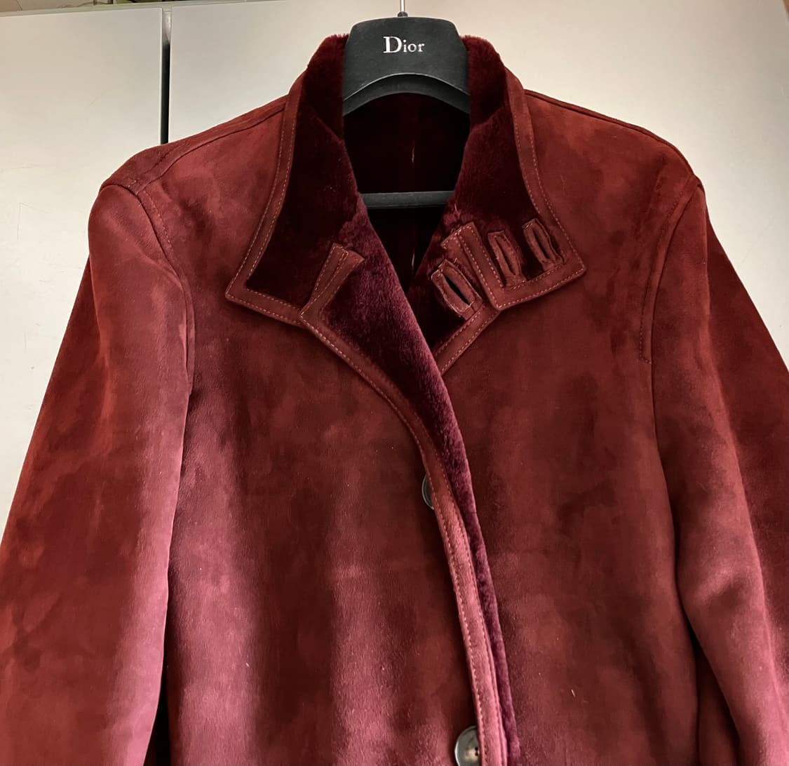 페라가모 무스탕 롱코트 상품이미지9