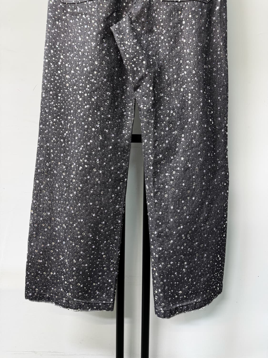 벌스오브로얄차일드 24AW 스와로브스키 데님 팬츠 상품이미지7