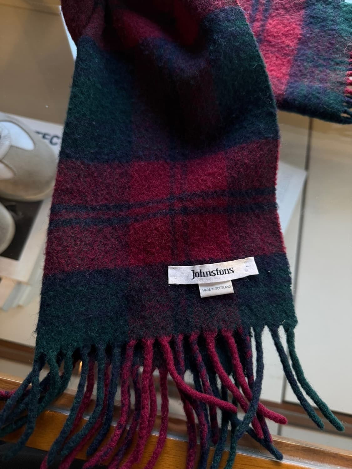 존스톤스 스코티쉬 캐시미어 머플러 상품이미지3