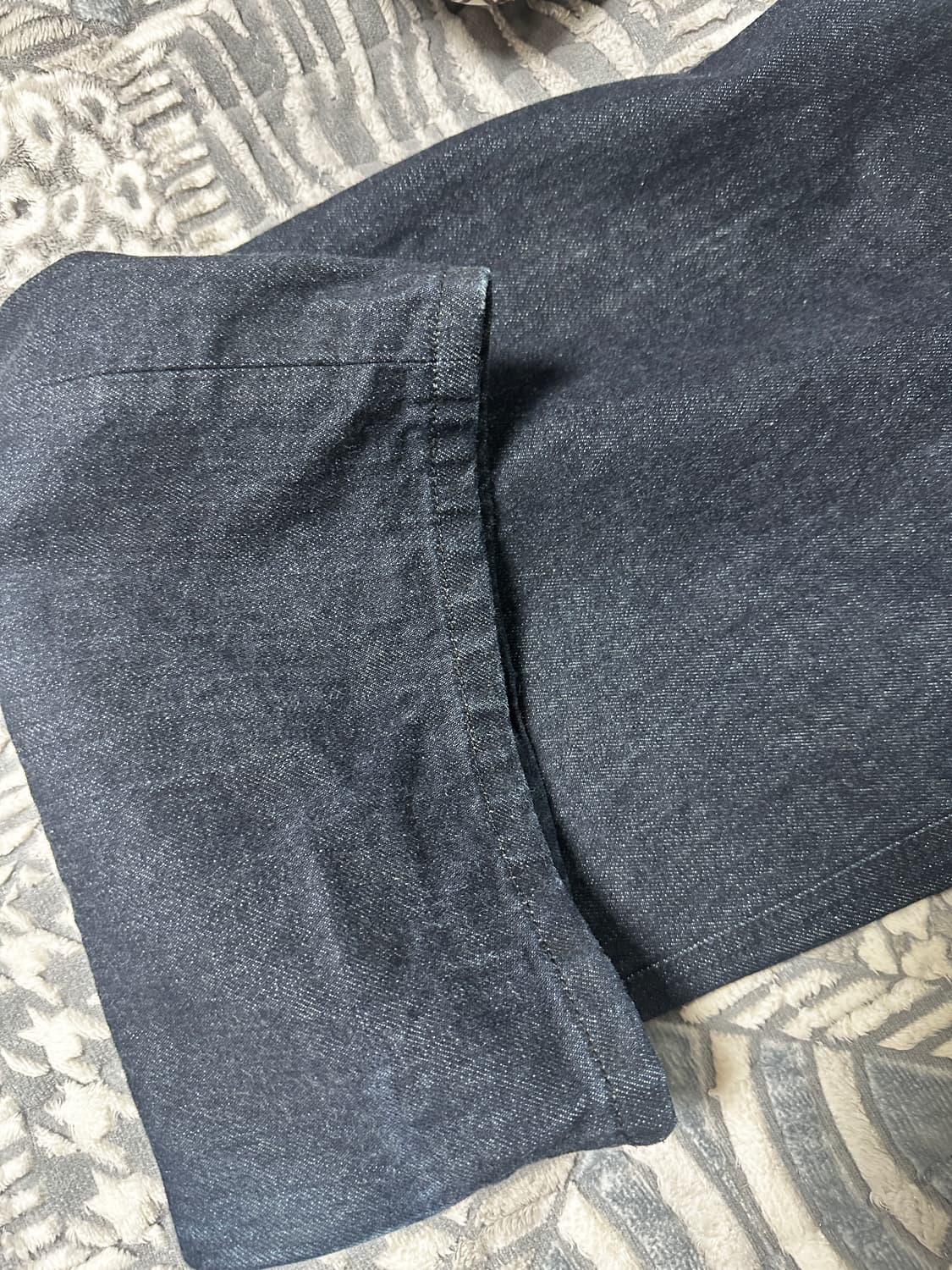 해칭룸 와이드 커브드진 인디고 3사이즈 팝니다. 상품이미지7