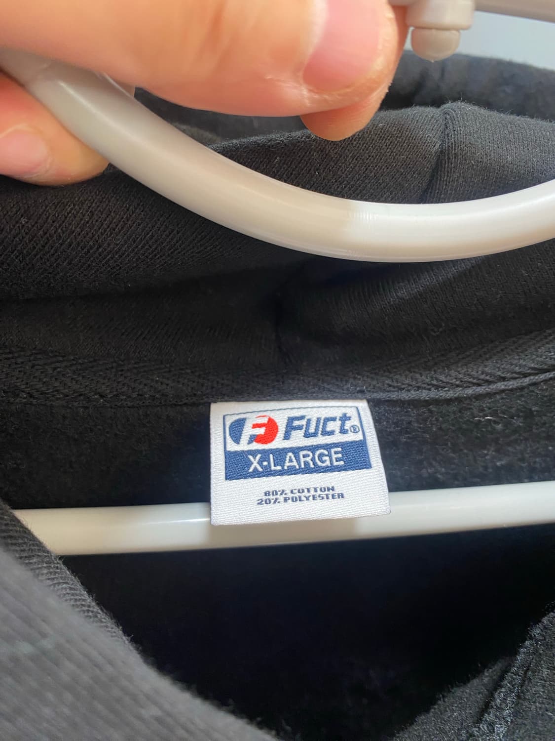 FUCT OVAL LOGO HOODIE BLACK 상품이미지7