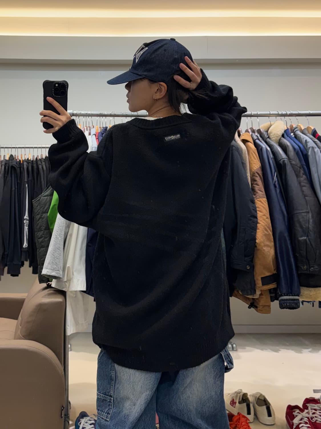 90s 펠레펠레 사자자수 니트 상품이미지6