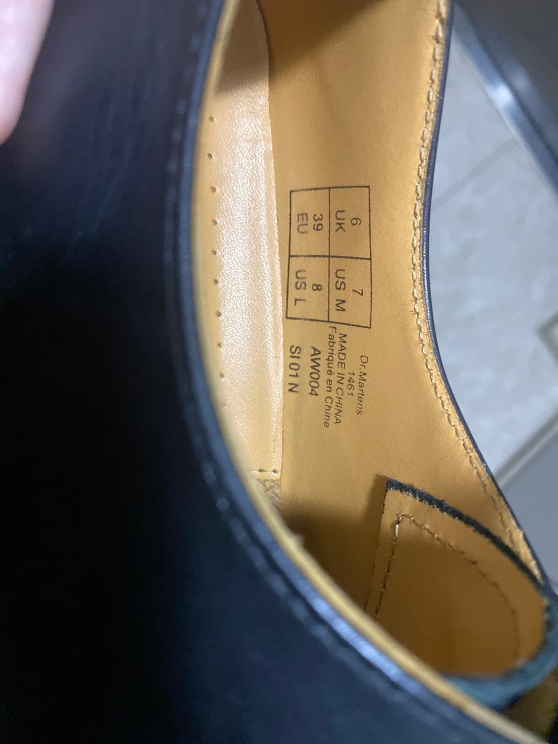 닥터마틴 1461 나파 블랙 250 상품이미지5