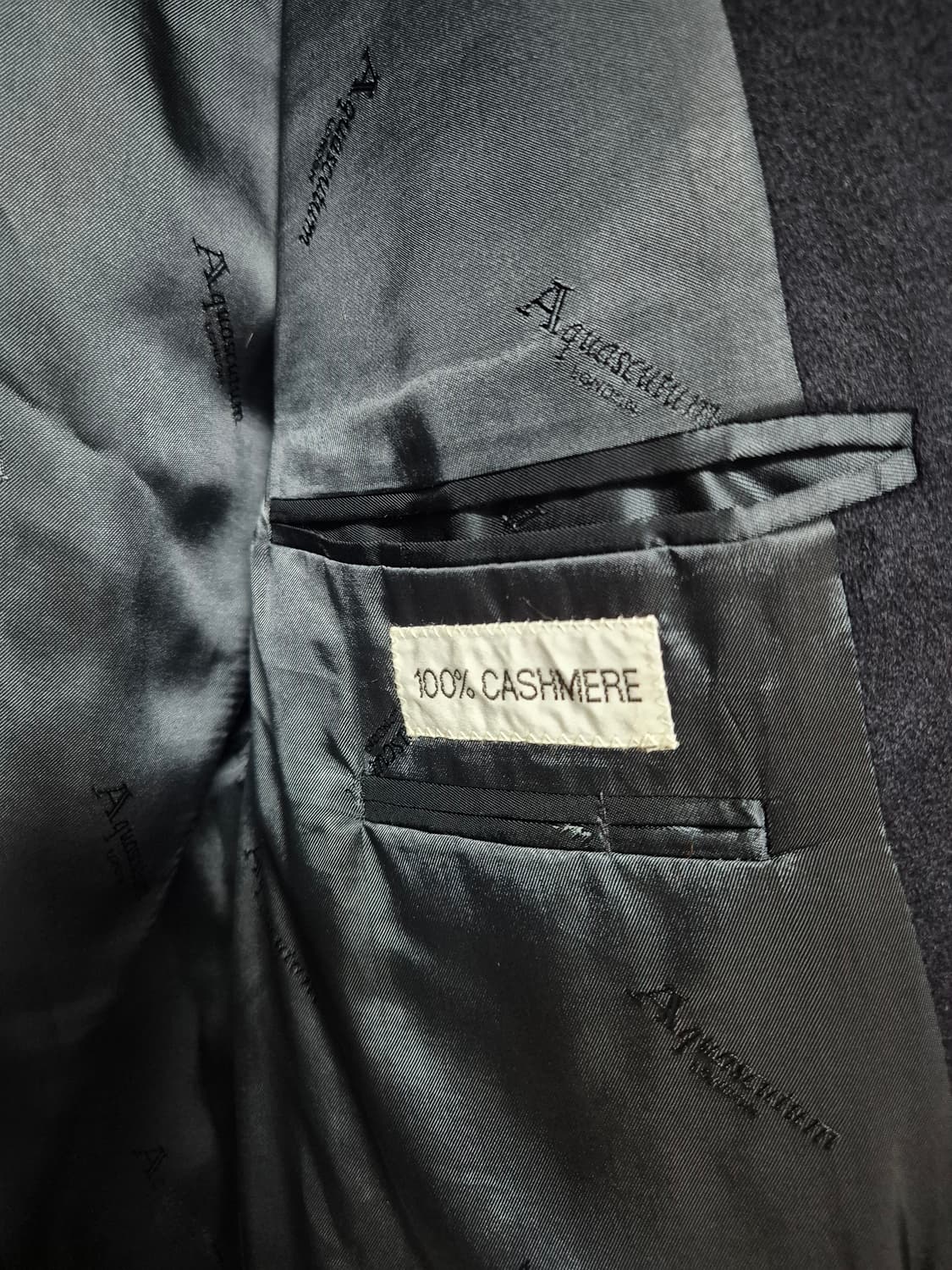 아쿠아스큐텀 캐시미어 더블 브레스트 블레이저 자켓 캐시미어100% 상품이미지9