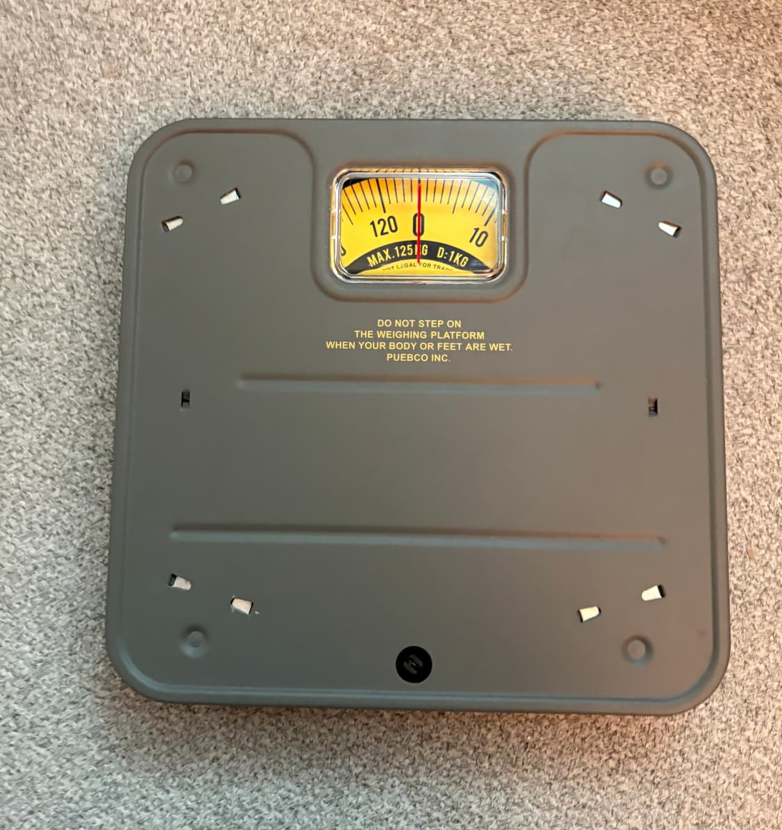 푸에브코 Puebco 레트로 체중계 standard bath scale 상품이미지2