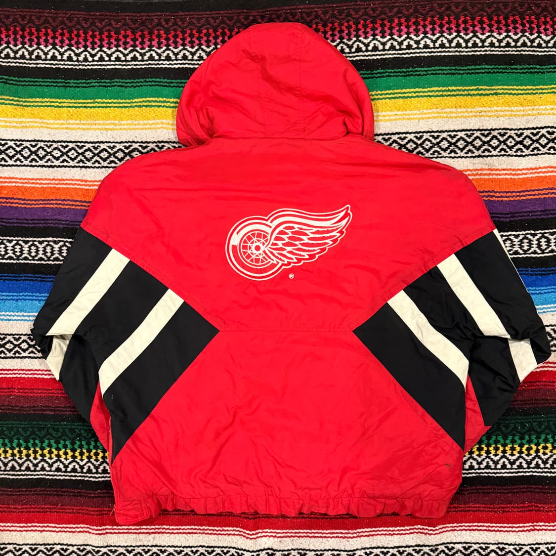 90s 디트로이트 레드윙스 스타터 아노락 110-115 상품이미지3