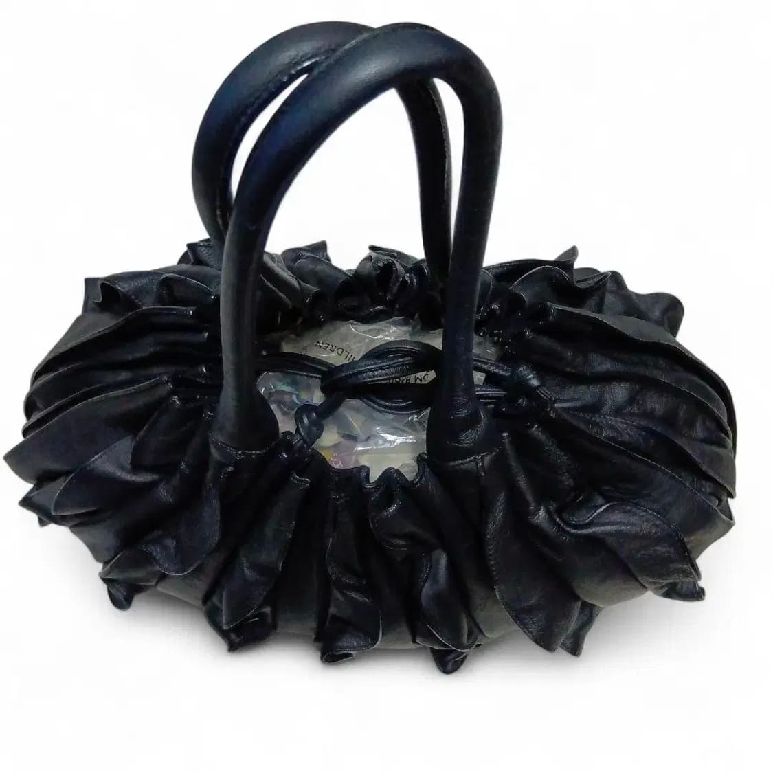 루포 바르셀로나 레더 프릴 보스톤 토트백 꼼데 스타일 상품이미지4