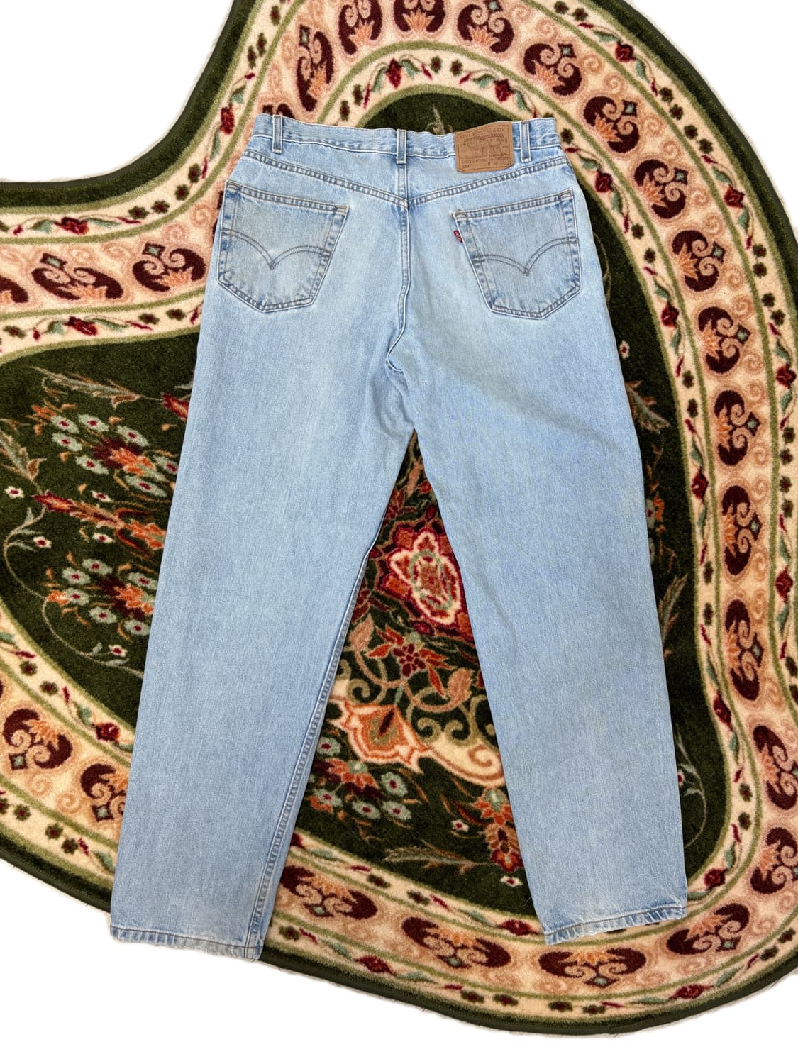 네고가능)00s 리바이스 550 (멕시코 검정베트윙 919) 36x32 상품이미지5