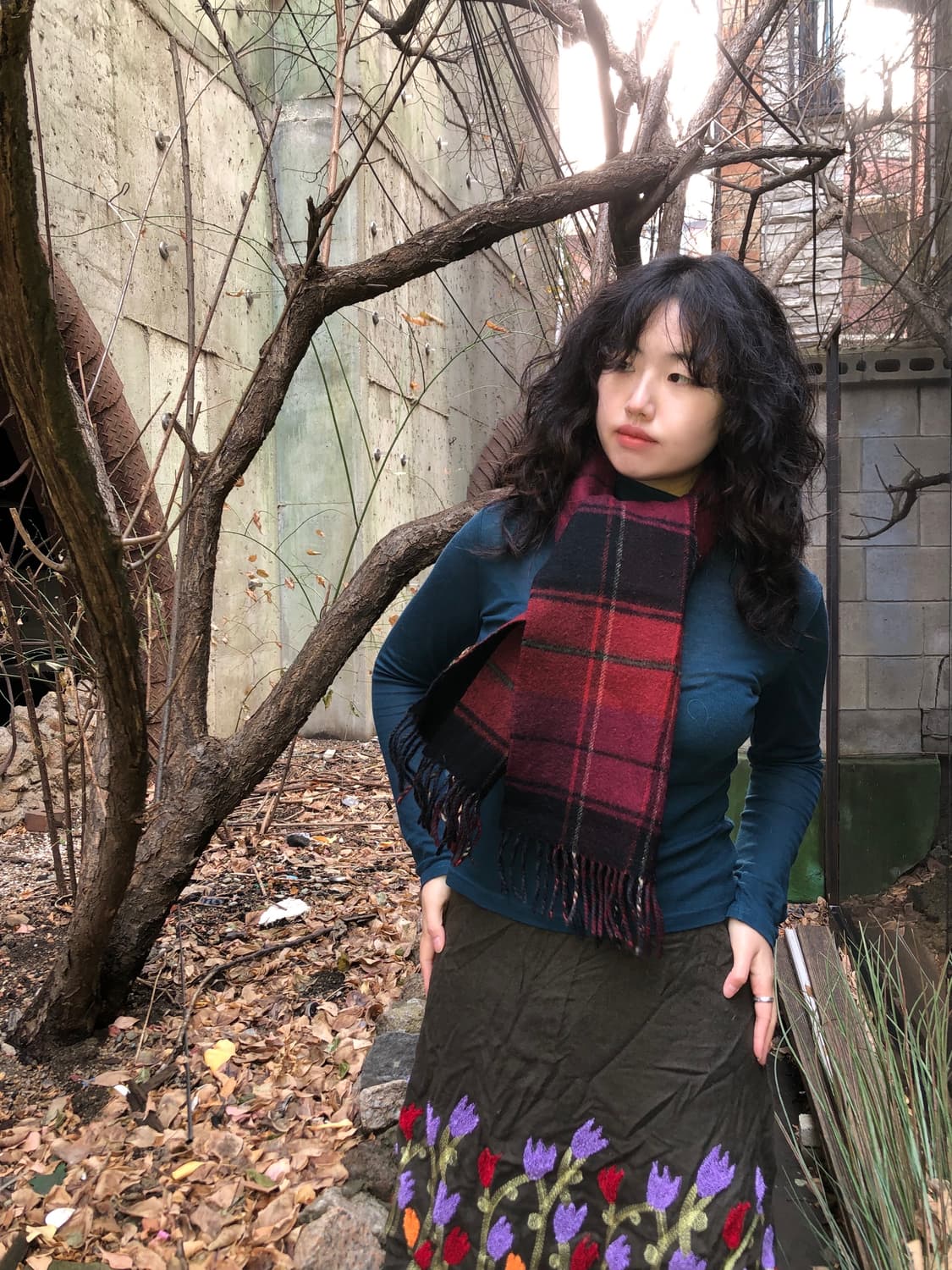 Balmain Red muffler 상품이미지3