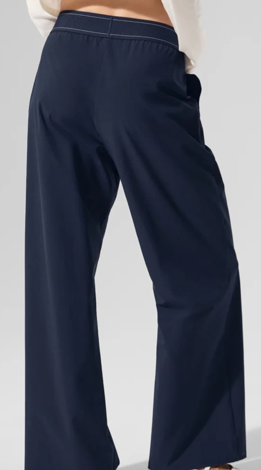 알로요가 네이비 트라우저 팬츠 상품이미지2