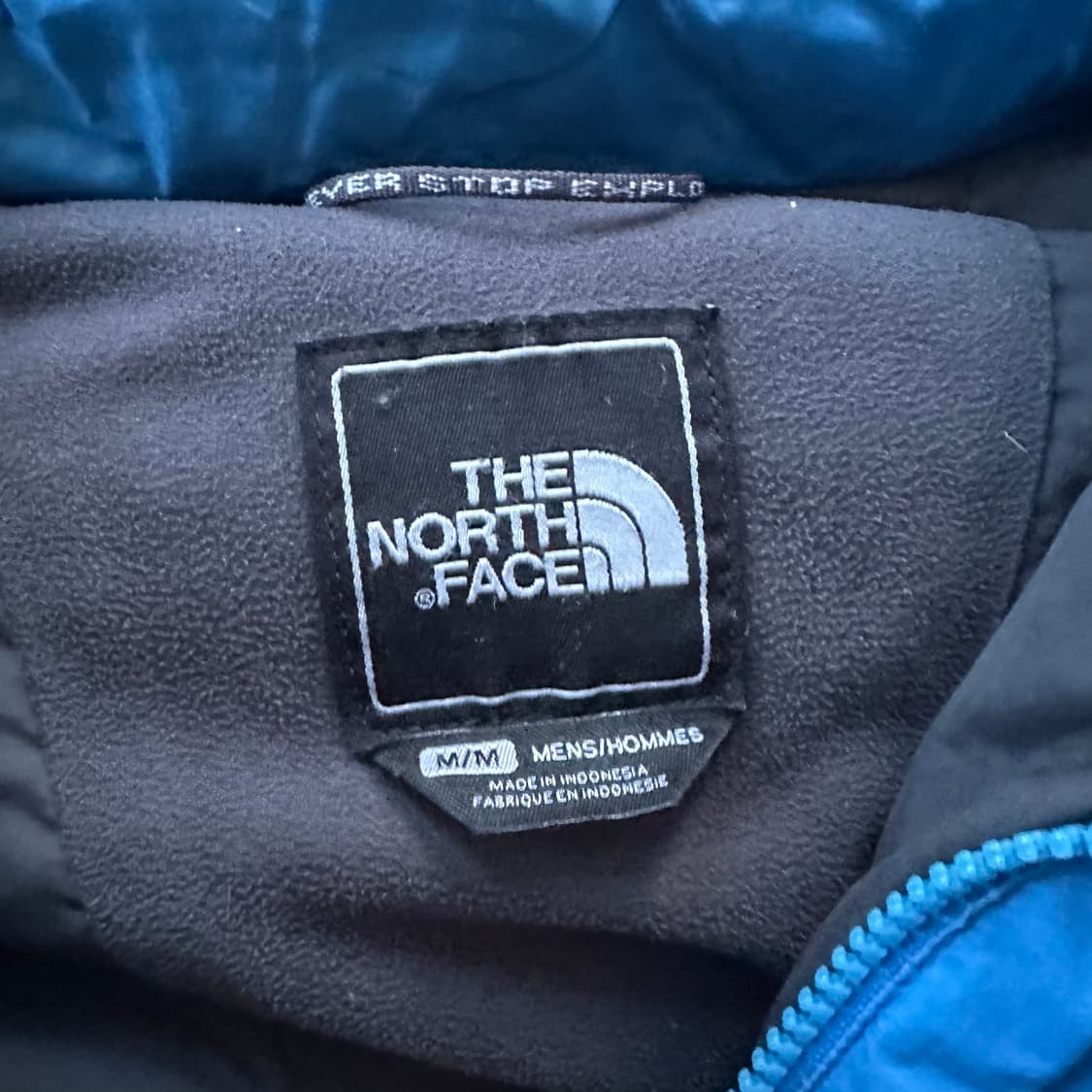 노스페이스 블루 패딩 상품이미지4