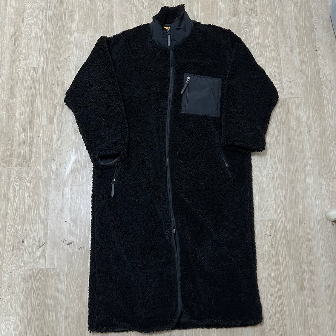 하이드아웃 리버시블 롱 후리스 코트 L/100  상품이미지1