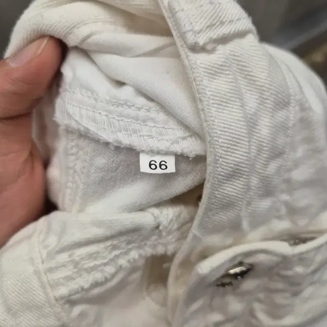 쥬시꾸뛰르 아이보리 데님 팬츠 66 상품이미지7