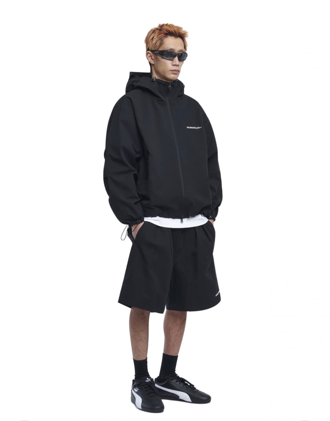 노매뉴얼 PENON WIND SHELL, BLACK 상품이미지3