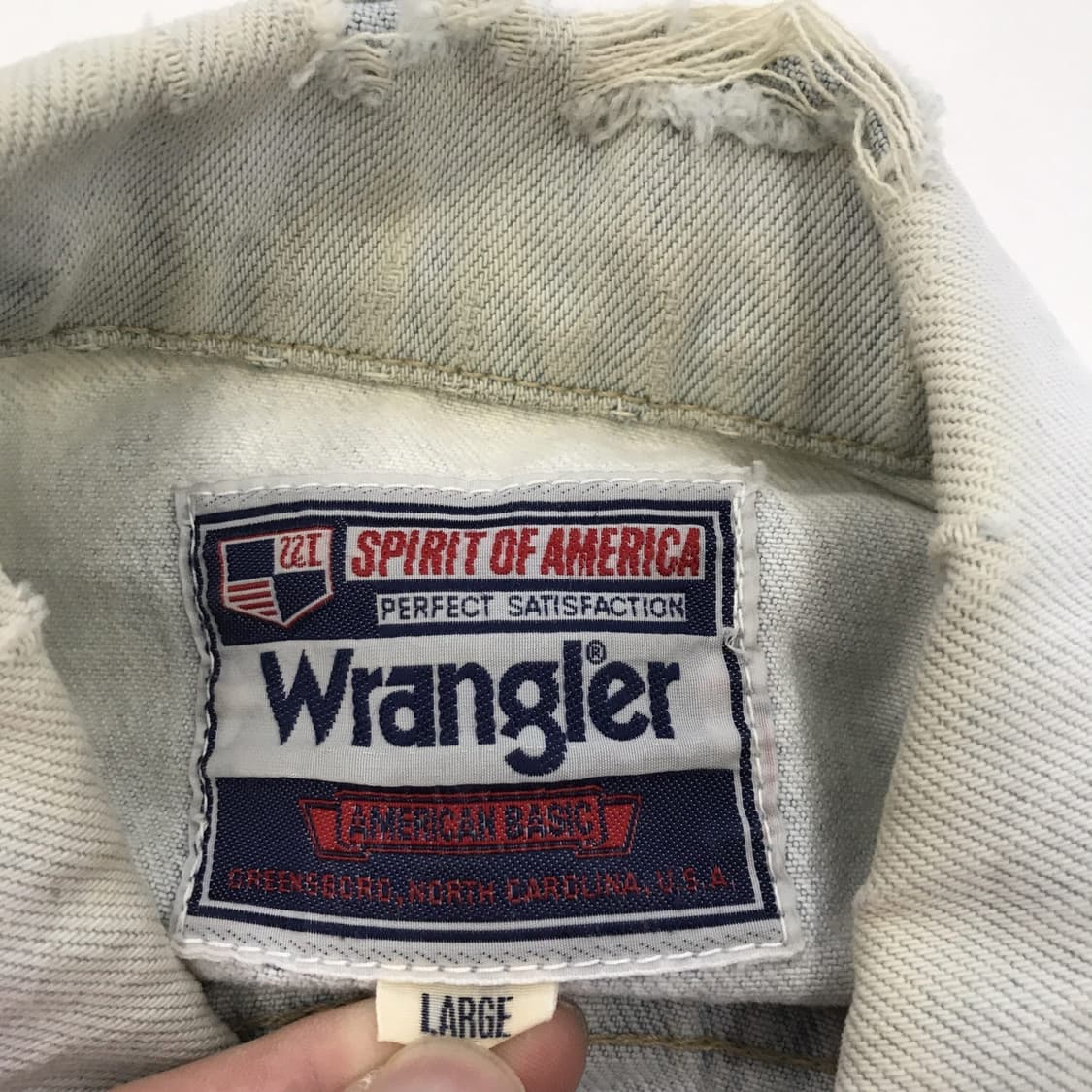 Wrangler 랭글러 연청 데님자켓 JPN [L] 상품이미지5
