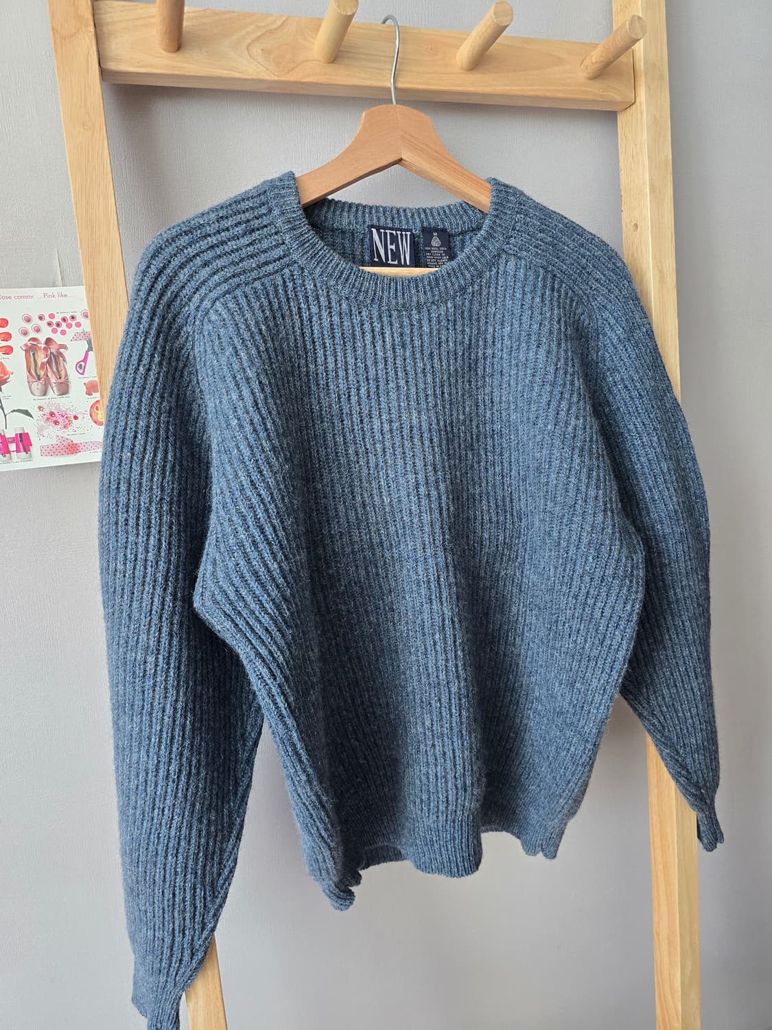 뉴 울 100% 니트 상품이미지3