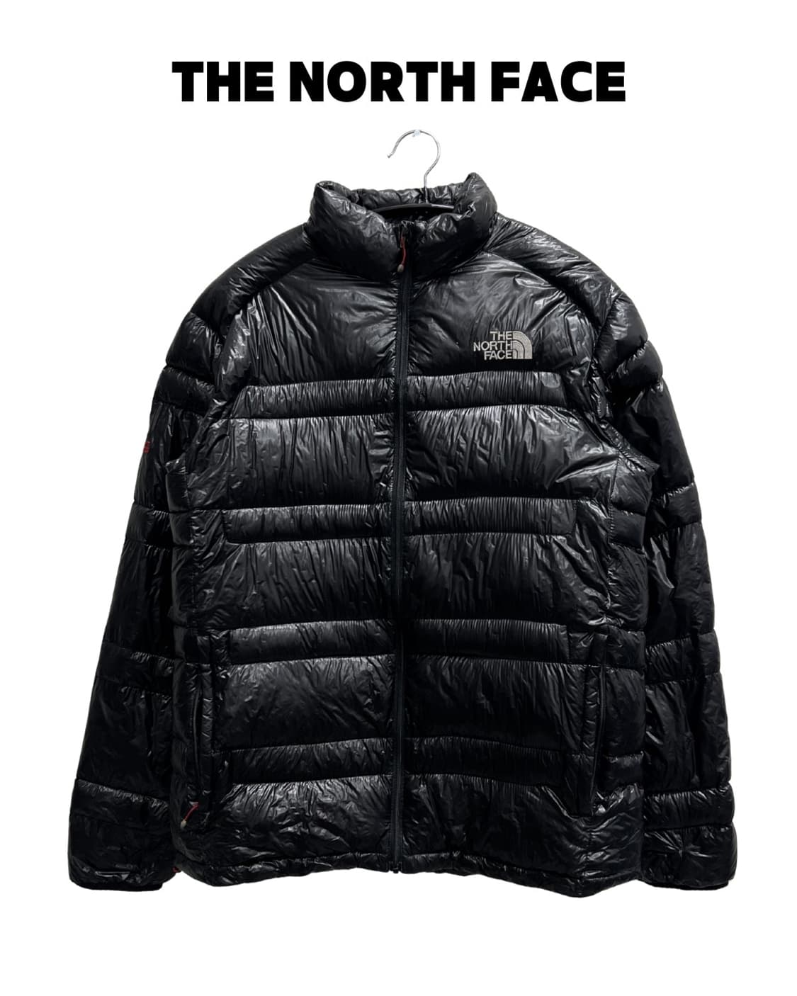노스페이스 서밋시리즈 850필 경량 유광 패딩 자켓 블랙 상품이미지1