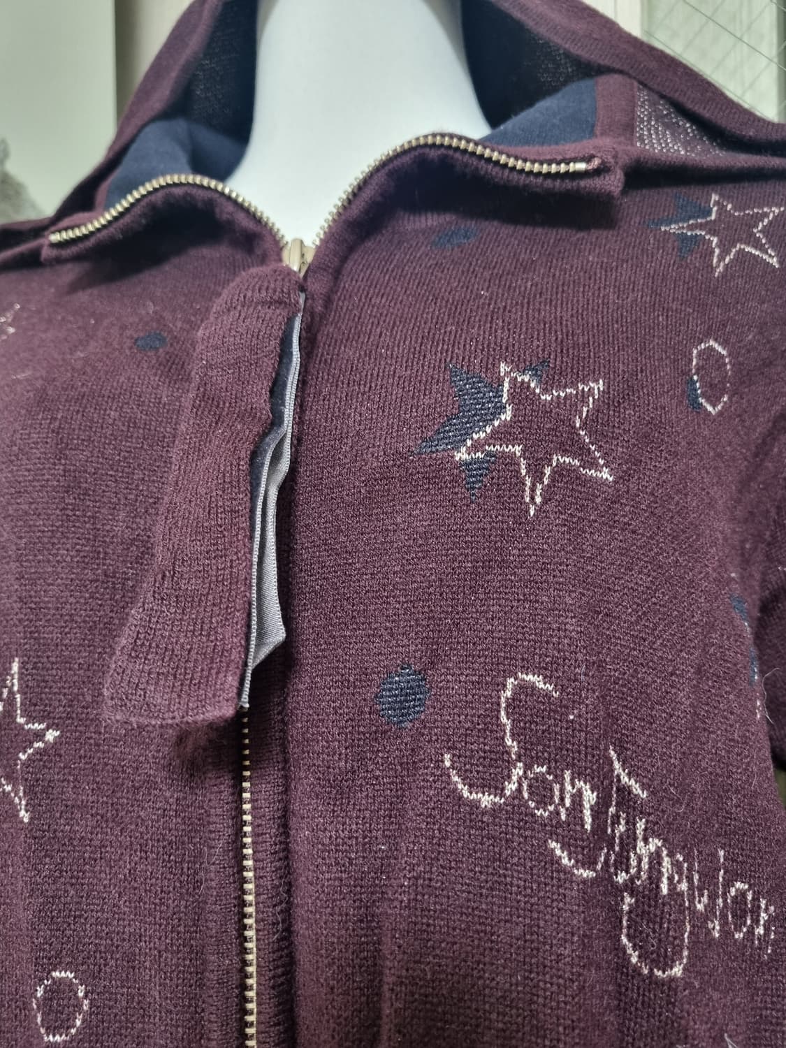 y2k 별무늬 후드집엊 상품이미지3