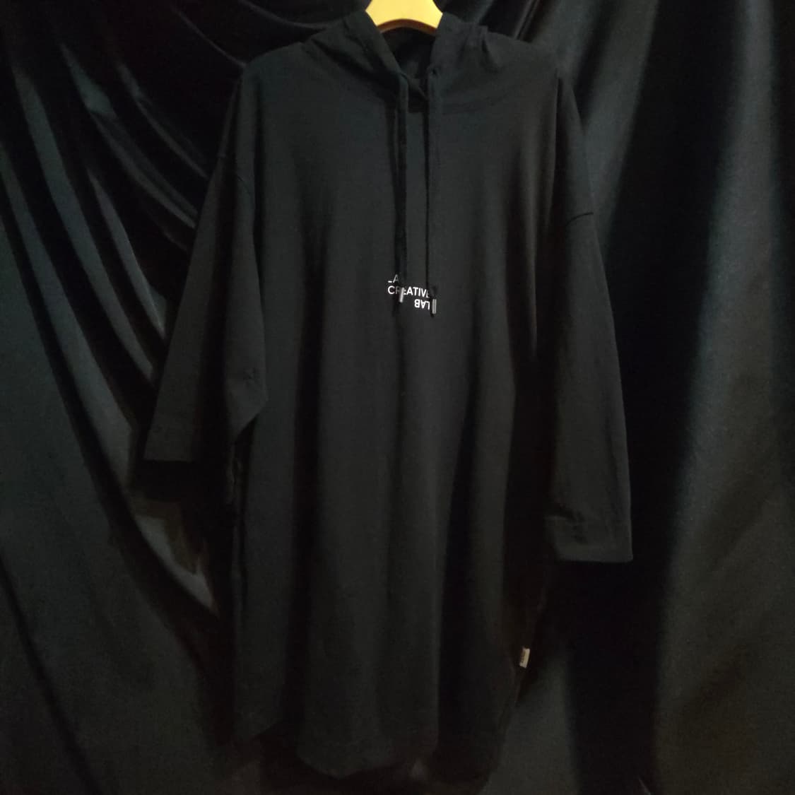 안다르 오버핏 후드 원피스 상품이미지1