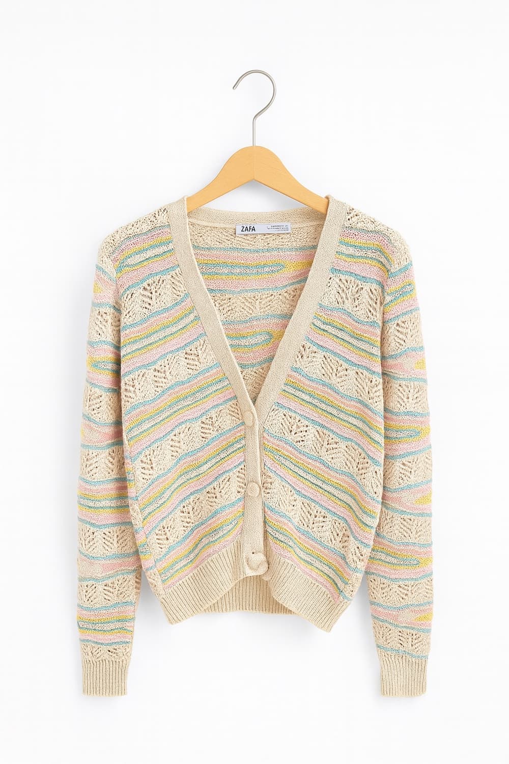 자라 파스텔 컬러 크로셰 가디건( 새제품) 상품이미지1