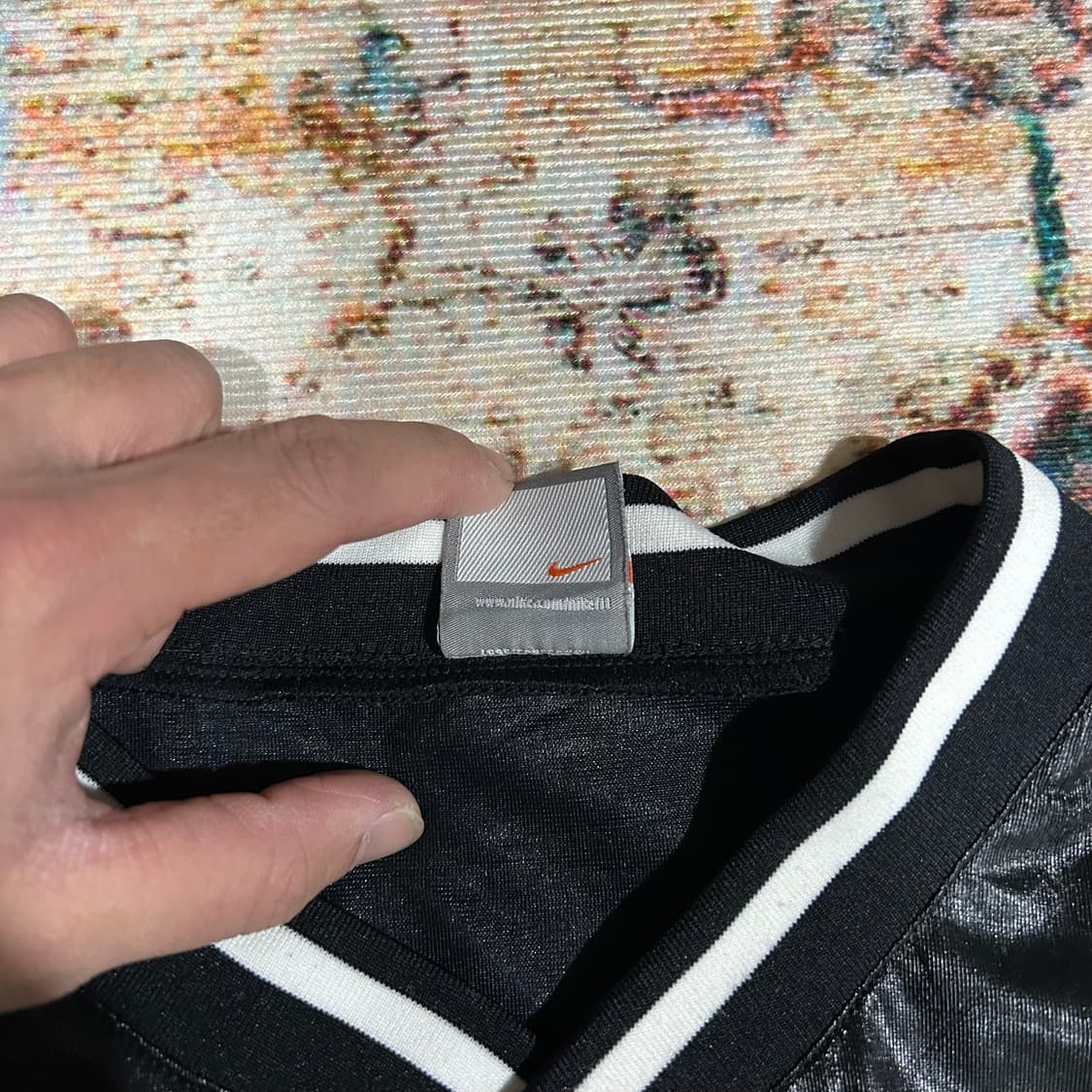 [XL] 00s 나이키 빅로고 글로시 웜업   상품이미지5