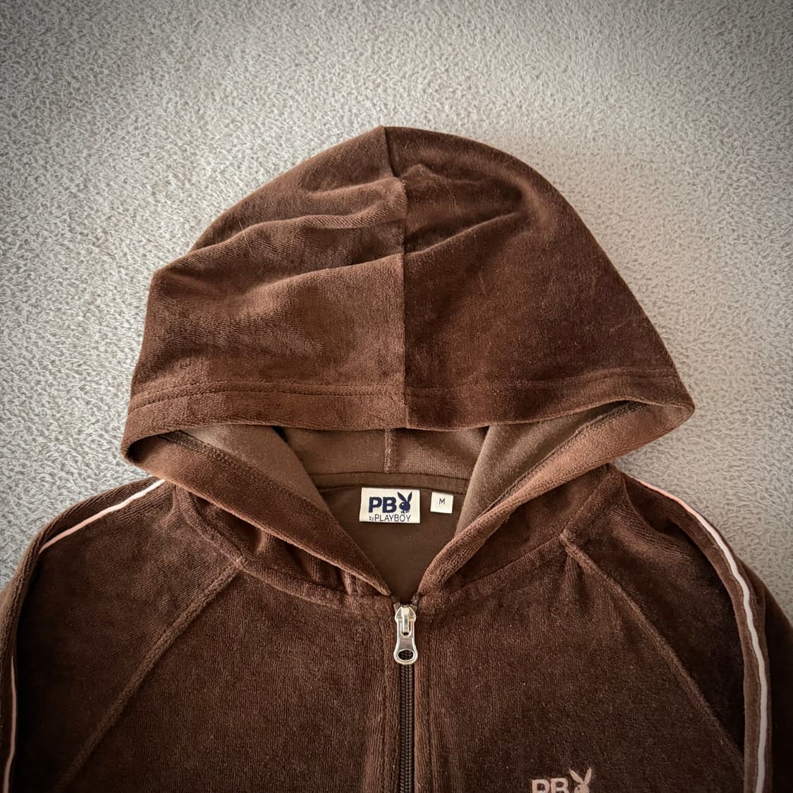 Playboy velvet hood zip 상품이미지2
