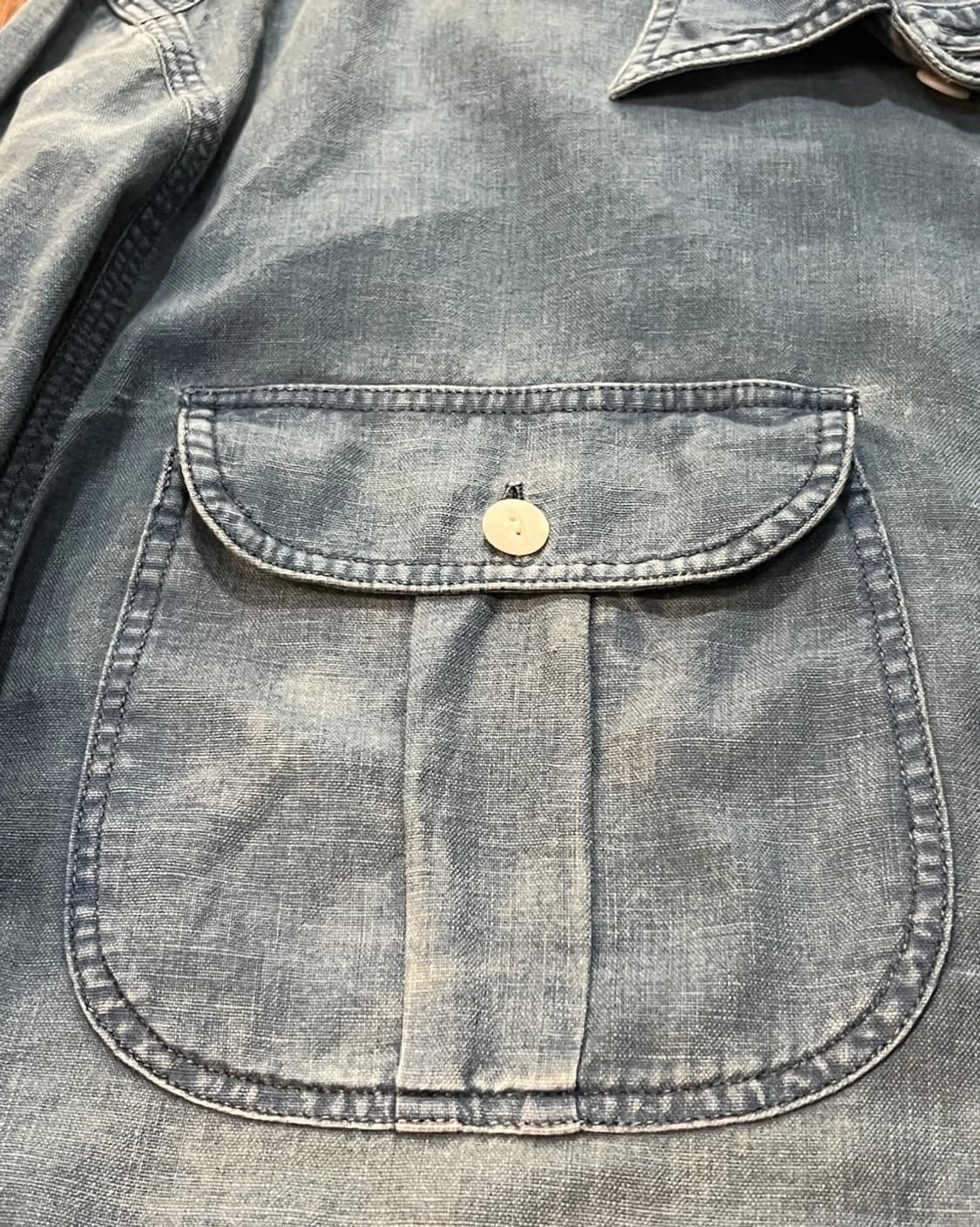 RRL 더블알엘 샴브레이 워크셔츠 상품이미지3