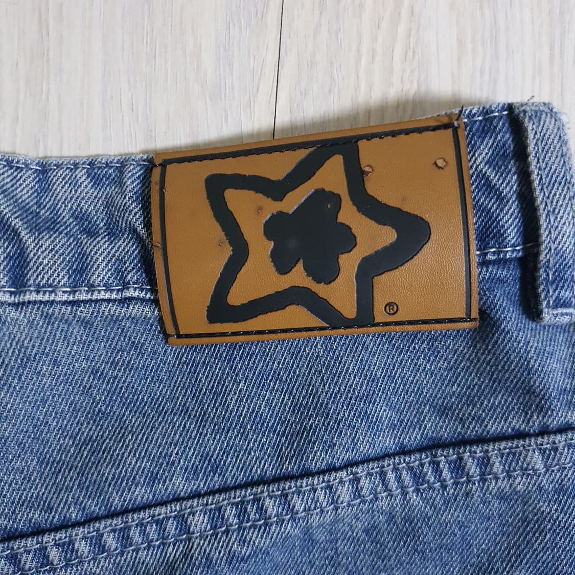 스타팀 워싱 배기 진 상품이미지4