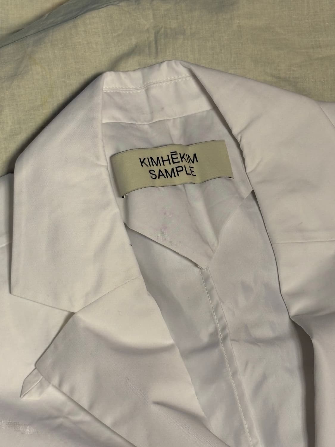 메종 김해김 여성 화이트 코튼 블레이저 (샘플) 상품이미지2