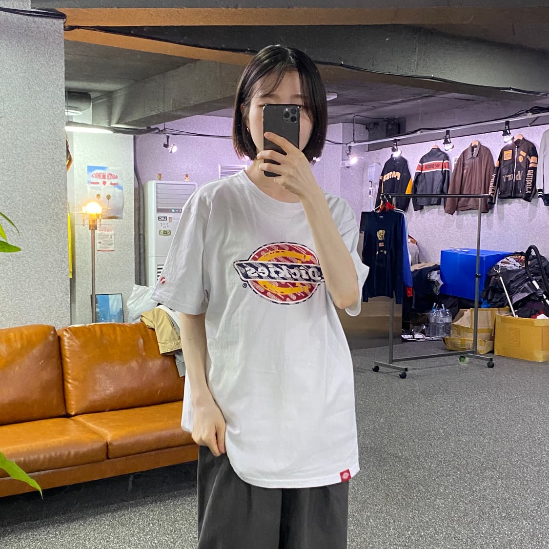 디키즈X아웃도어 빅로고 그래픽 반팔티 B4967 상품이미지1