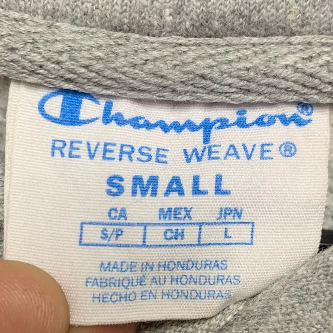 [L] 챔피온 빅 사이드 로고 리버스위브 후디 상품이미지5