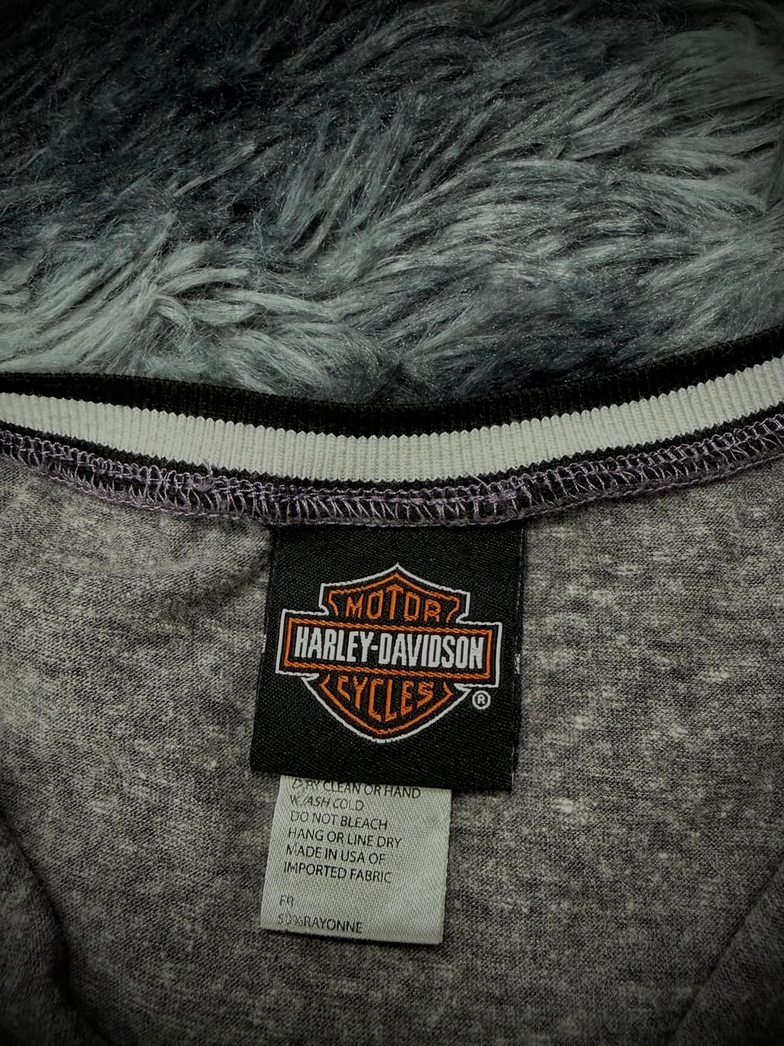 Harley Davidson 스컬 큐빅 그레이 반필티 상품이미지9