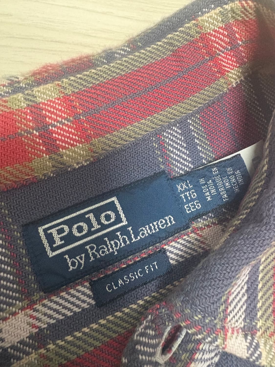 폴로 랄프로렌  플란넬 셔츠 2XL 상품이미지2