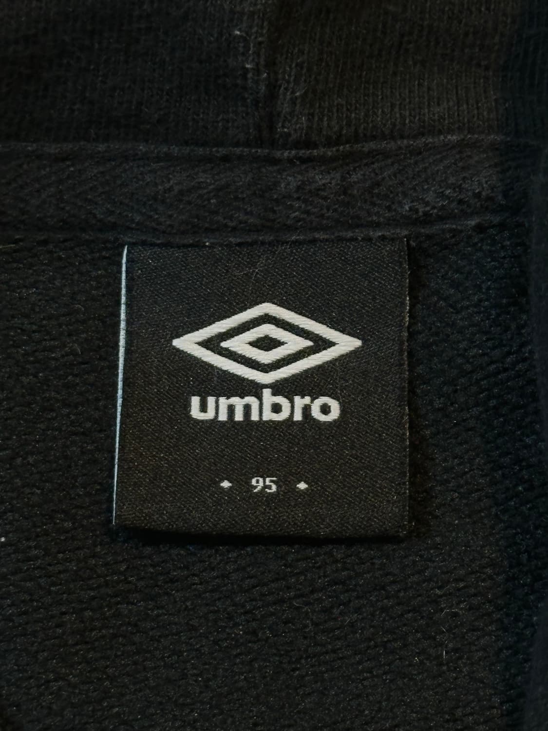 엄브로 UMBRO 빅로고 후드티 블랙 상품이미지4