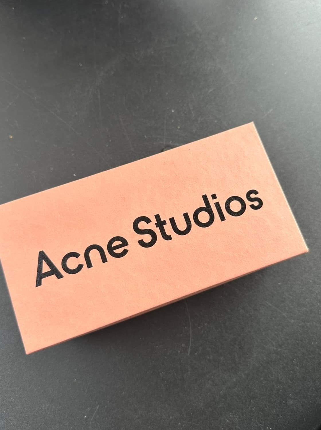 Acne studios 아크네 스튜디오 스트라이프 로고 넥타이 상품이미지3