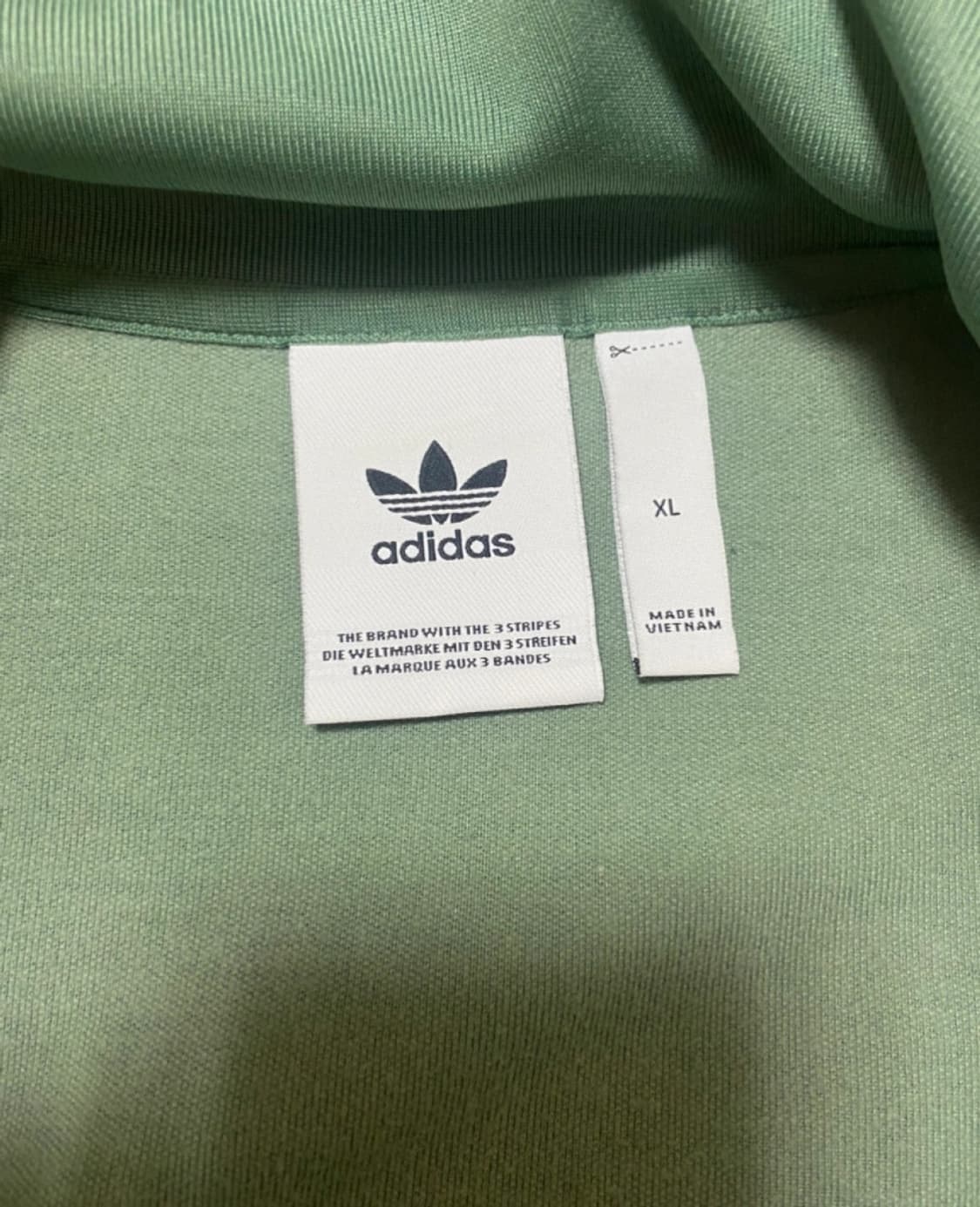 아디다스 바켄바우어 져지 올리브 카키 XL 빈티지 상품이미지3