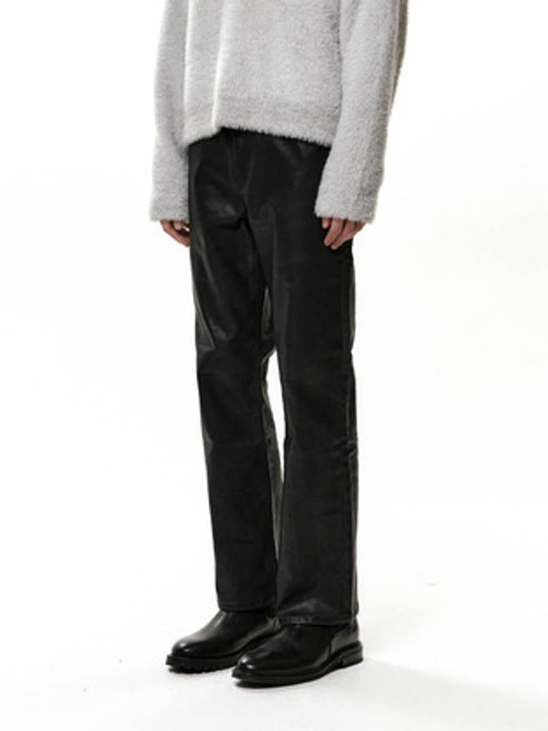 FATALISM 에코 카본 코팅 와이드 진 size 28 상품이미지1