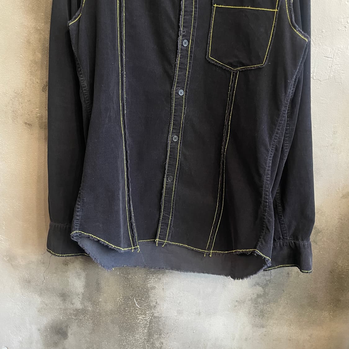 아르마니 익스체인지 옐로우 스티치 셔츠 상품이미지7