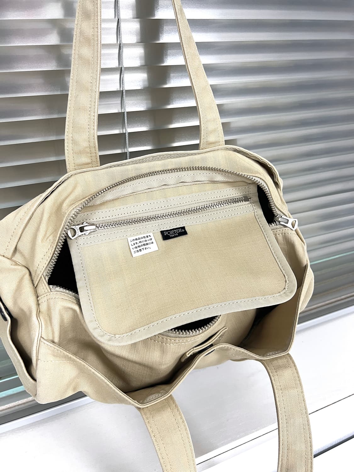 PORTER-CANVAS BOSTON BAG(Beige) 상품이미지8