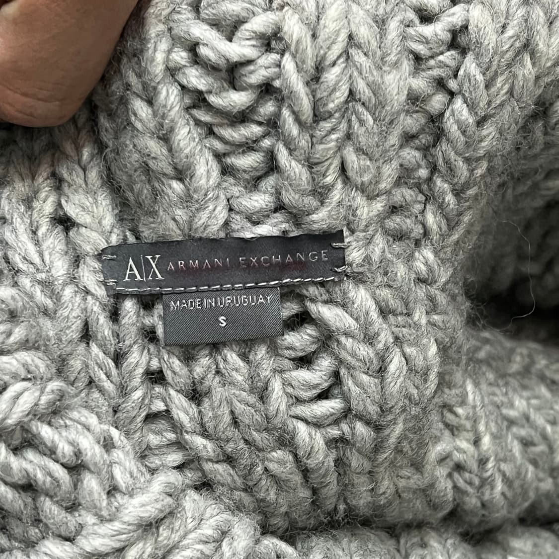  아르마니 익스체인지 투웨이 니트 집업 y14676 상품이미지6