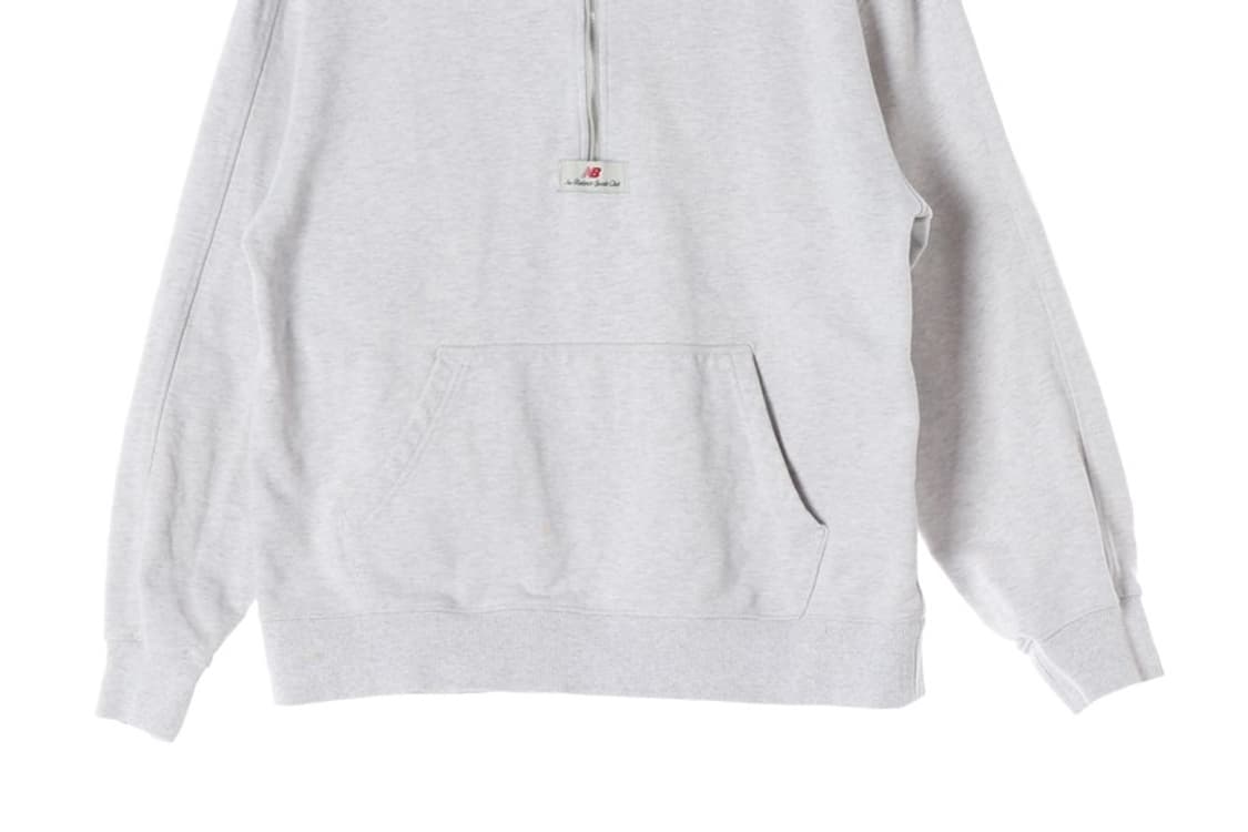 뉴발란스 스포츠클럽 하프집업 맨투맨 그레이 L 상품이미지4