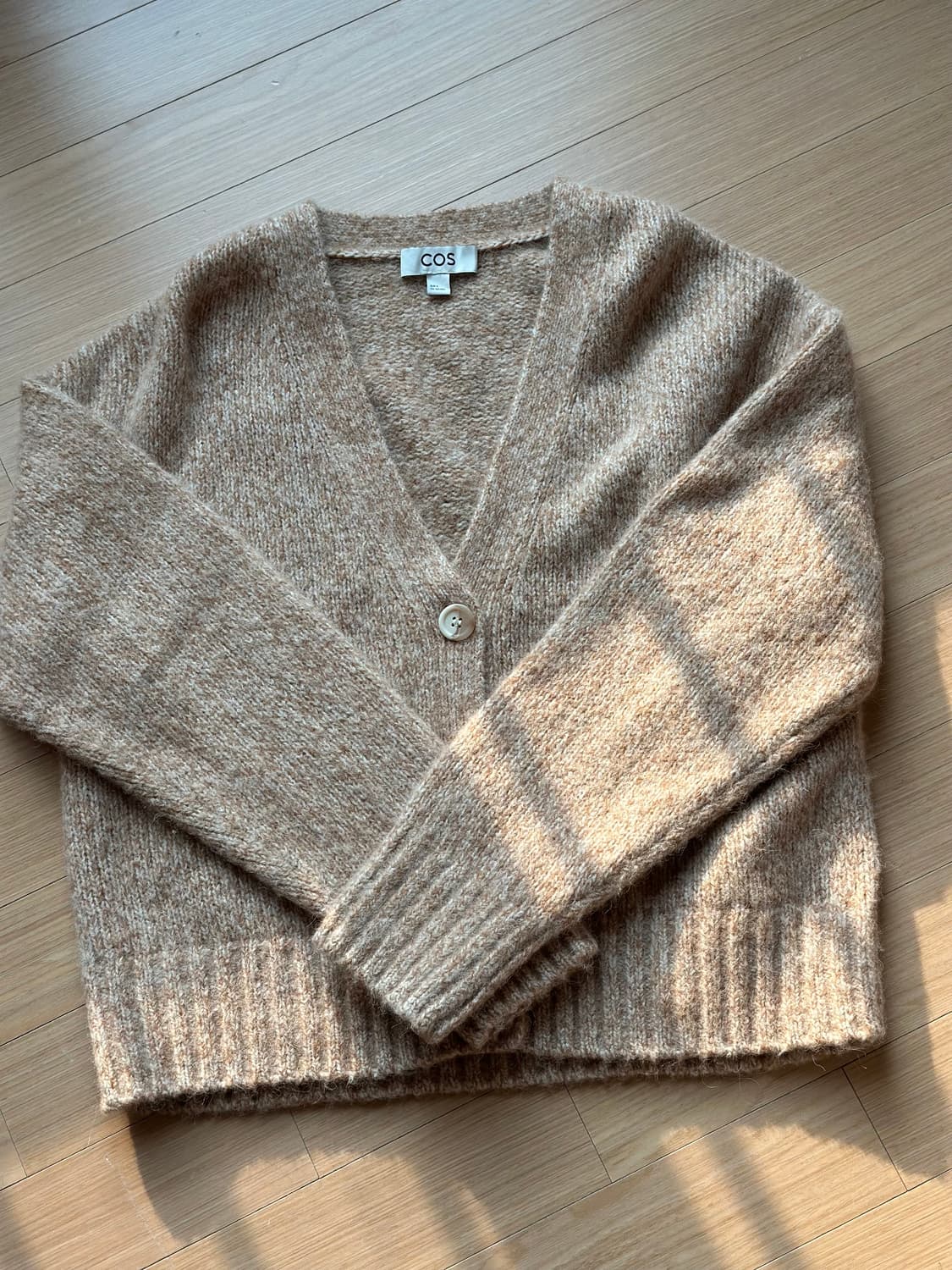 코스 COS 브이넥 가디건 베이지 S 상품이미지5