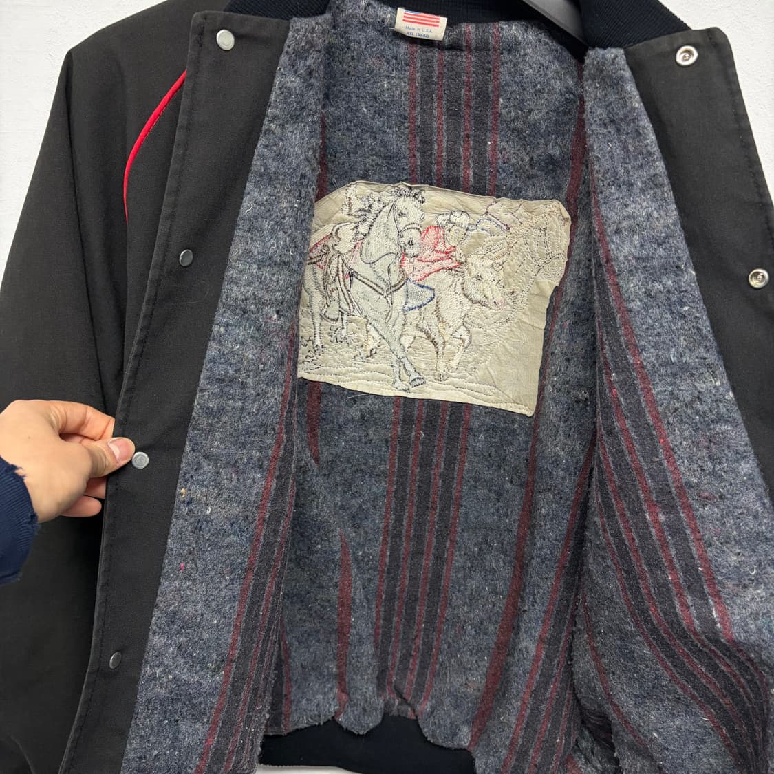 빈티지 자수 블랭킷 자켓 상품이미지4