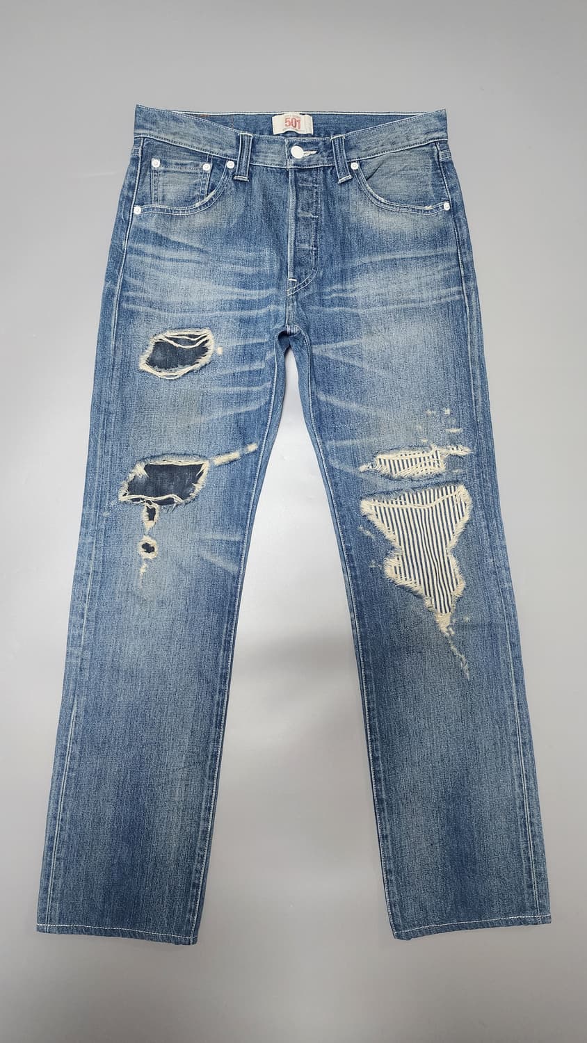 리바이스 501 언버튼 패치워크 (W30) 08501 기무라타쿠야에디션 상품이미지7