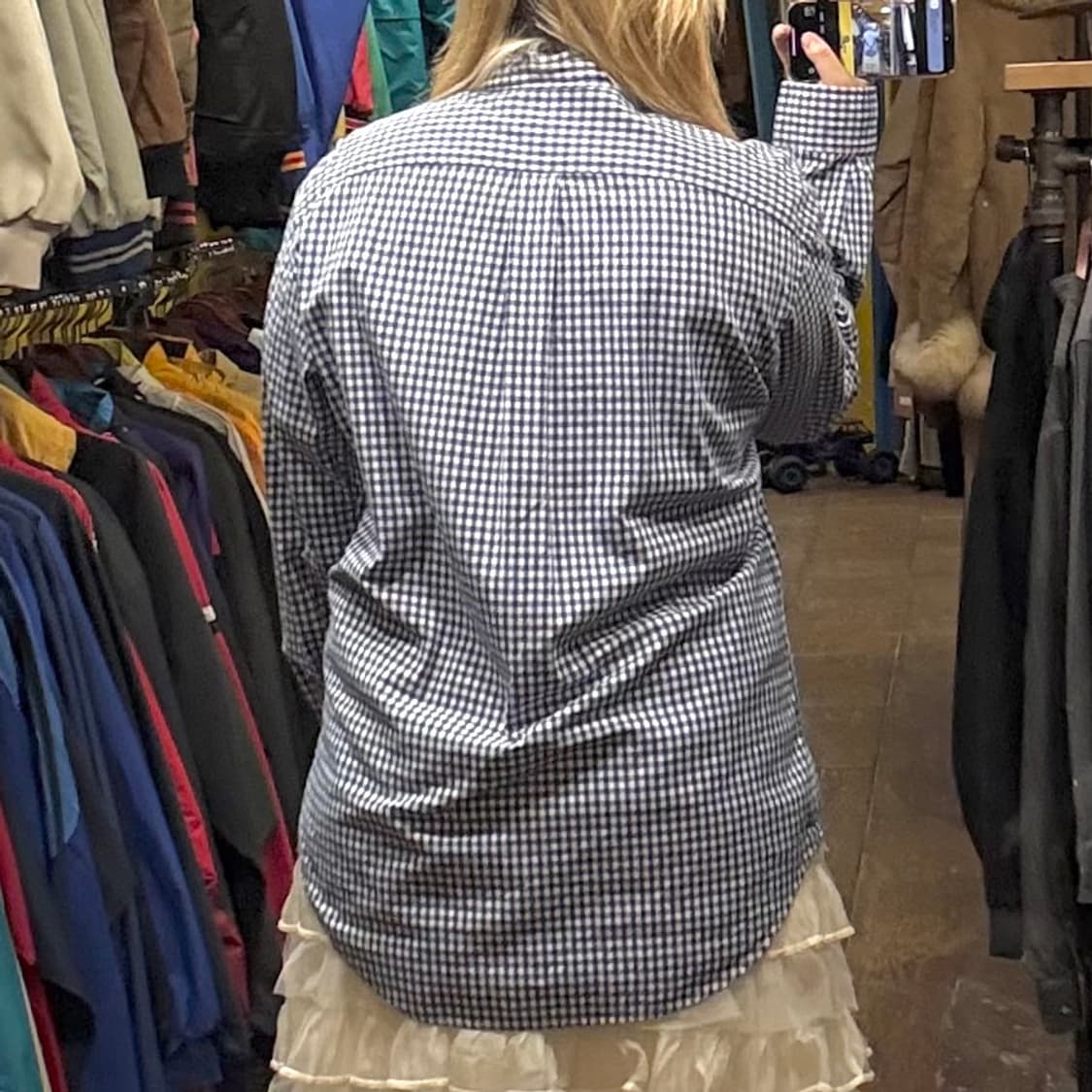 [HI] 폴로 랄프로렌 긴팔셔츠 체크 블루 상품이미지5