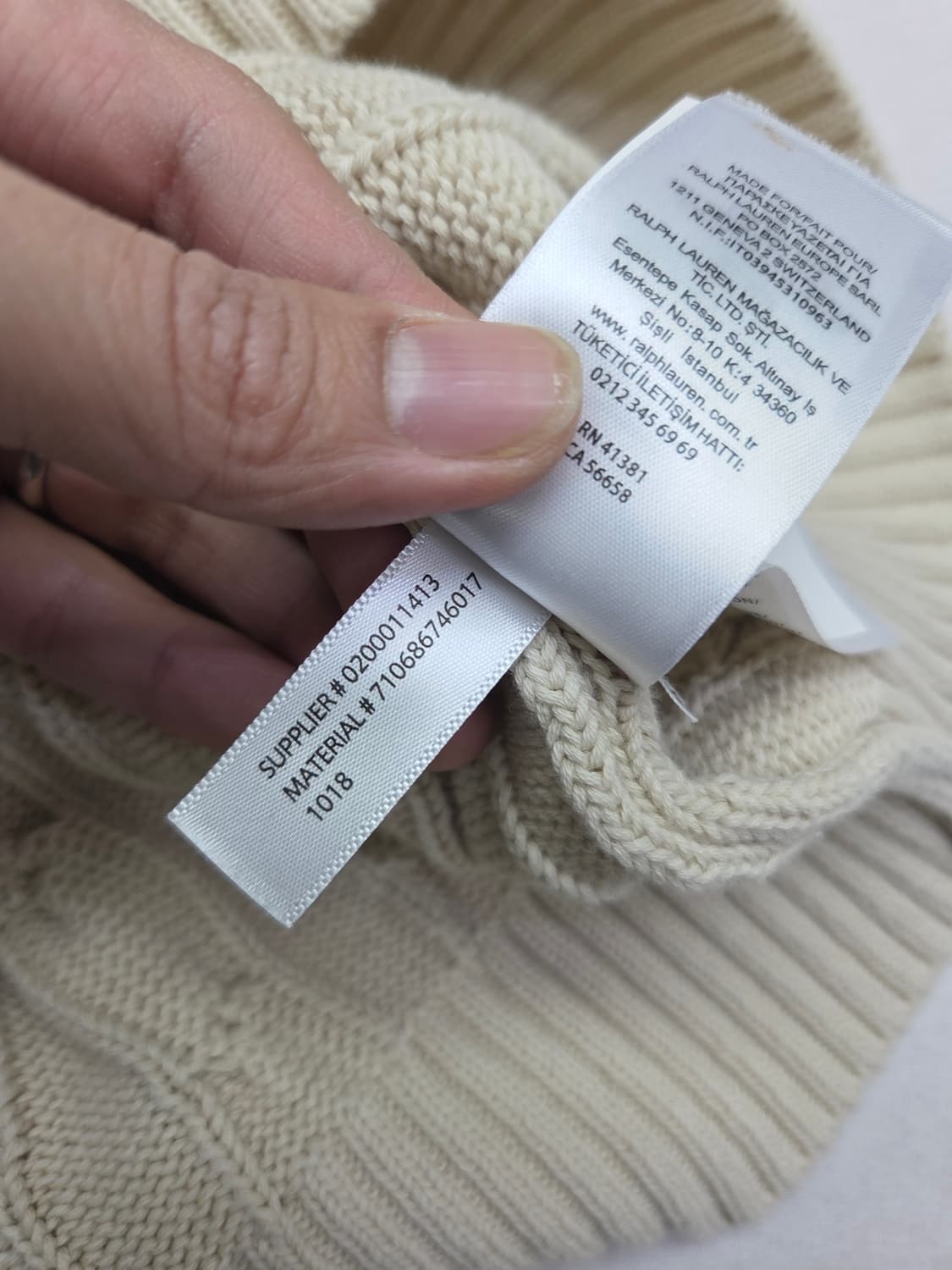 폴로 꽈배기 니트  상품이미지4