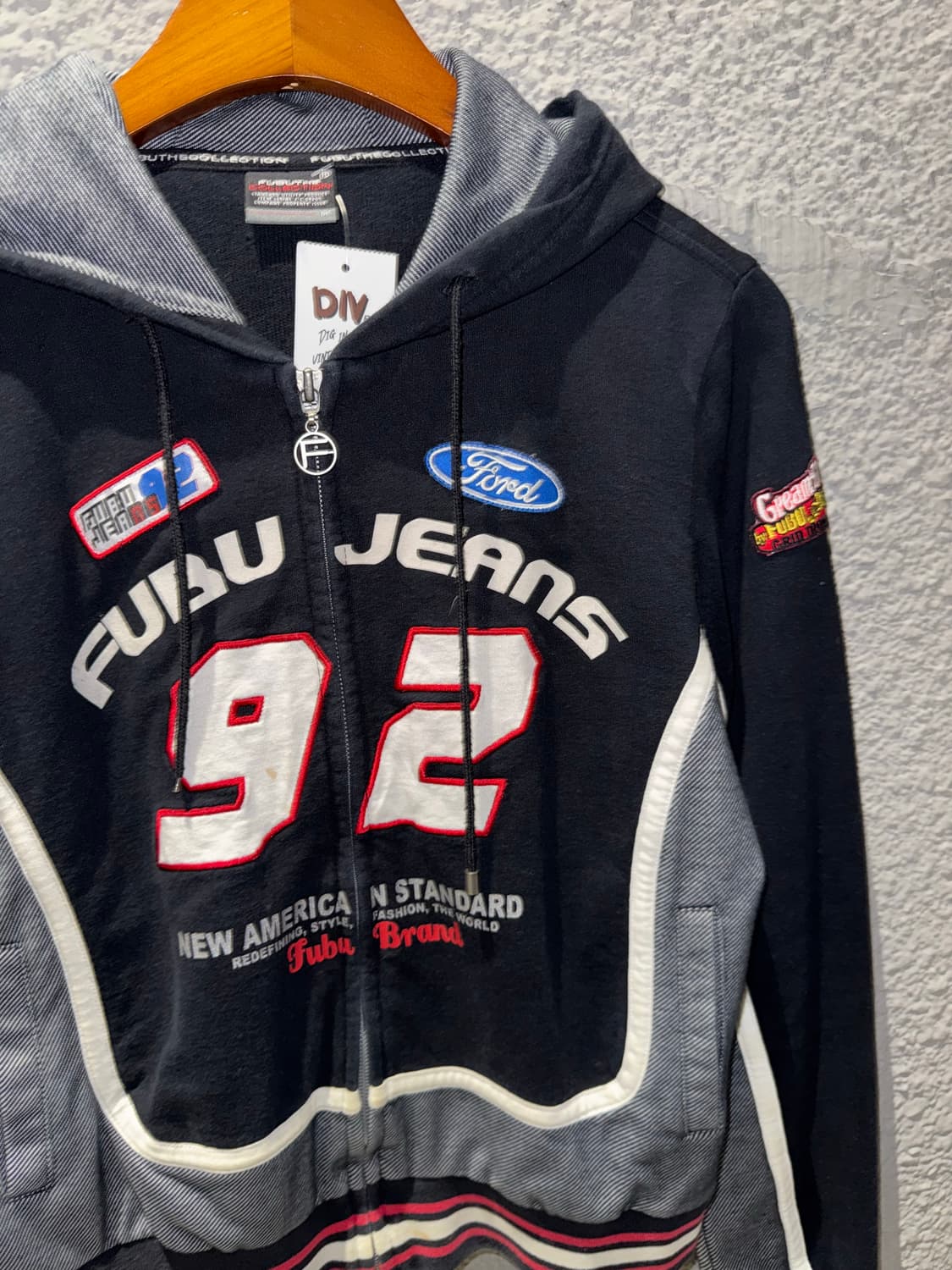 후부 디테일 후드집업  상품이미지3