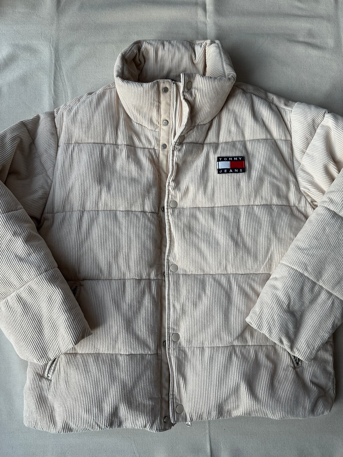 타미진스 코듀로이 패딩 아이보리 M  상품이미지1